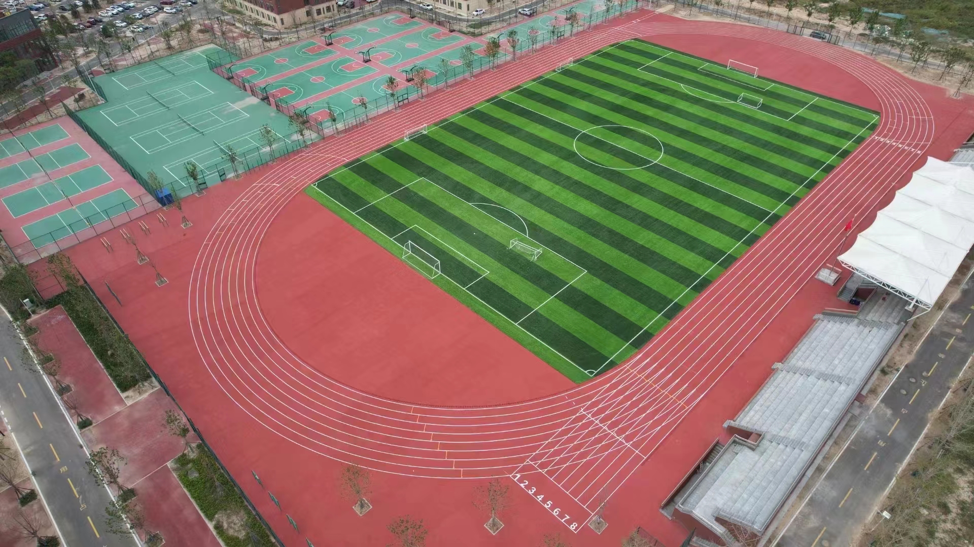随州市足球场人造草坪健身步道 - 排名
